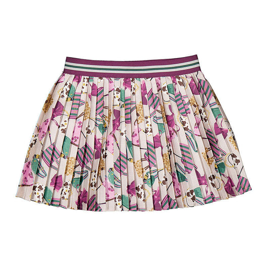 Purse pleated skirt