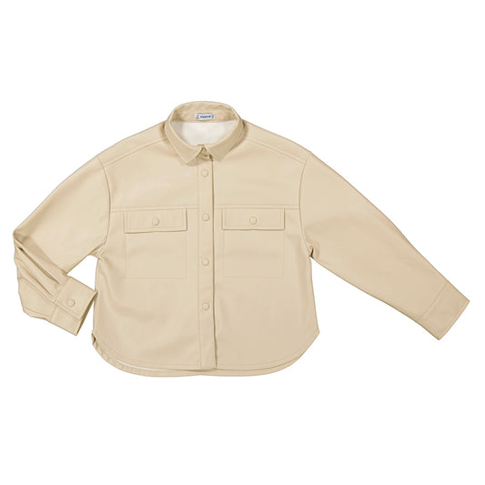 Knit overshirt - stone