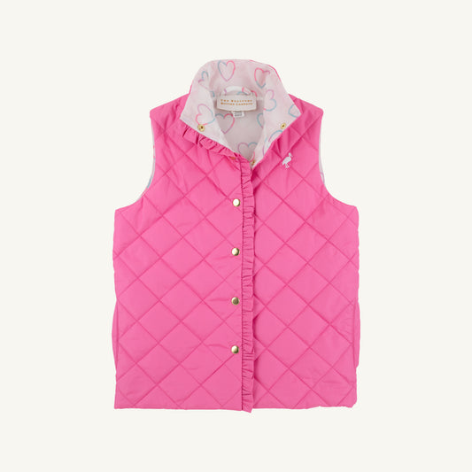 Vaughn vest - winter park pink/have a little heart