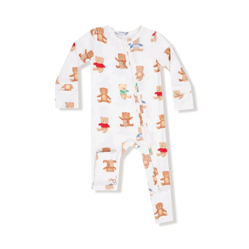 Teddy bear collection 2 way zipper romper