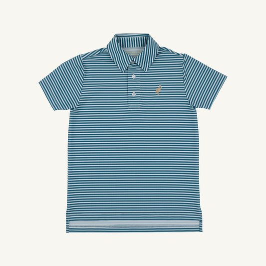 Prepletic prim and proper s/s polo - sumner county stripe