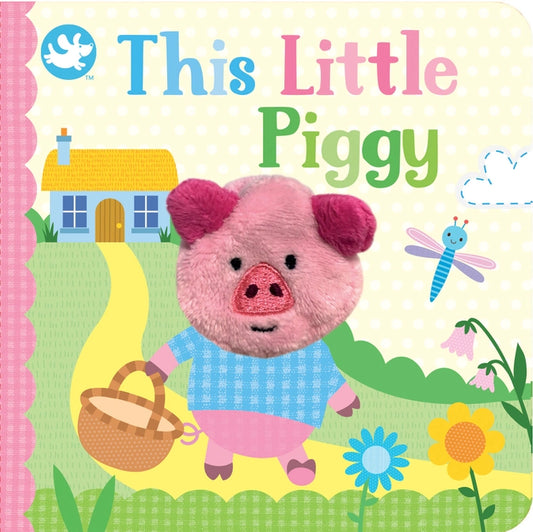 This little piggy puppet board book