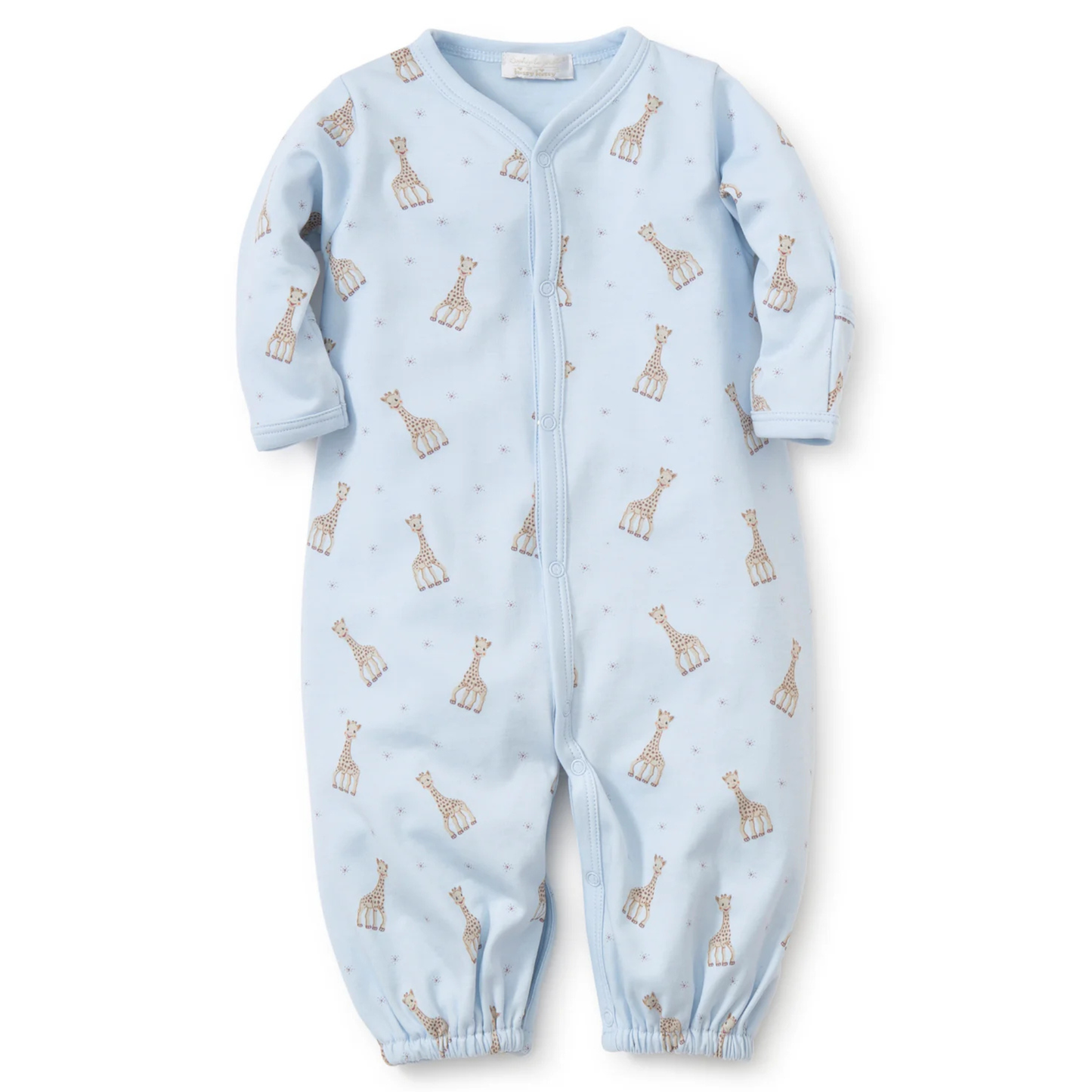 Sophie la girafe conv. gown - light blue