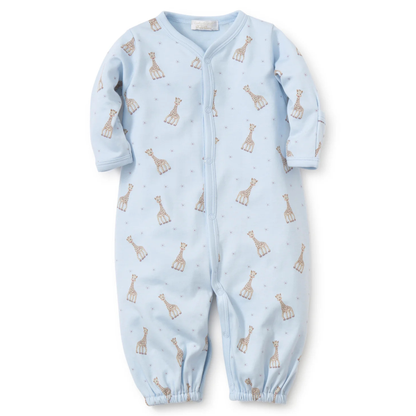 Sophie la girafe conv. gown - light blue