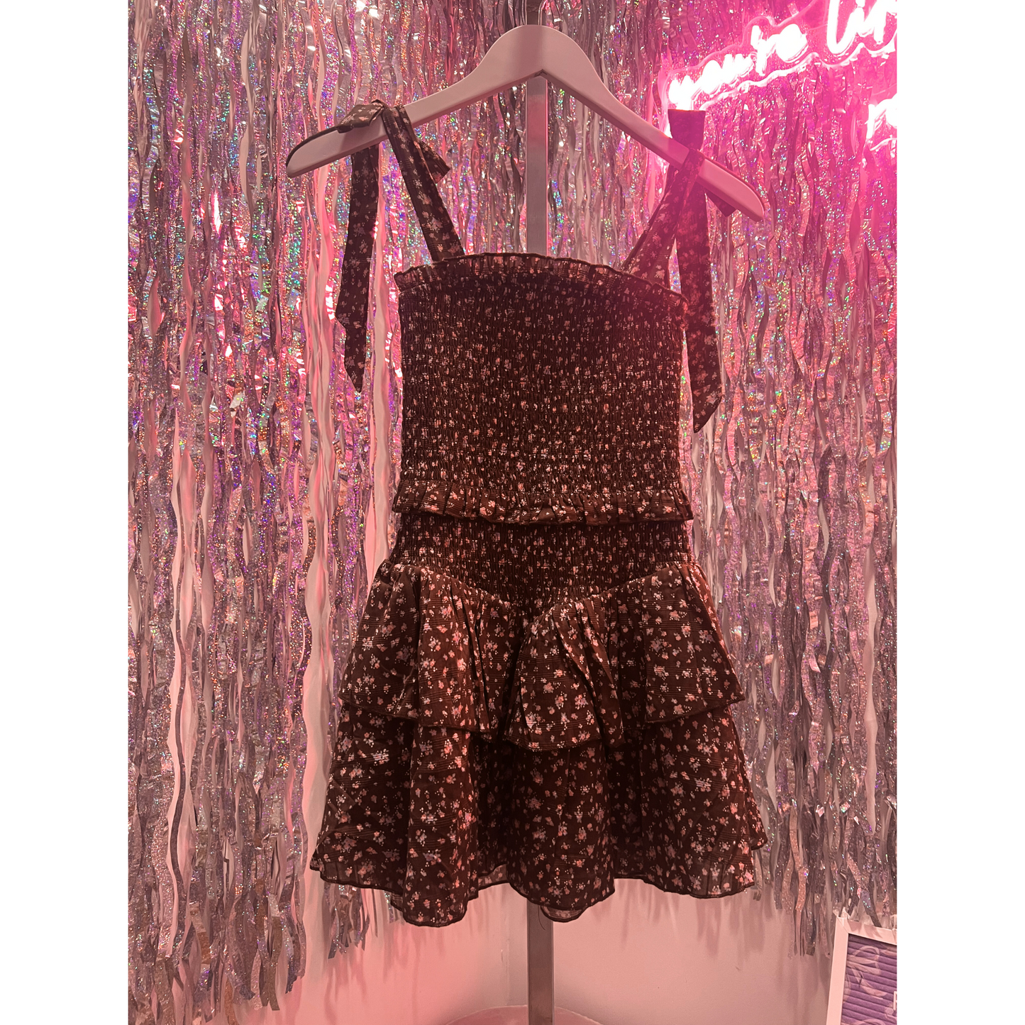 Emerson dress - chocolate floral