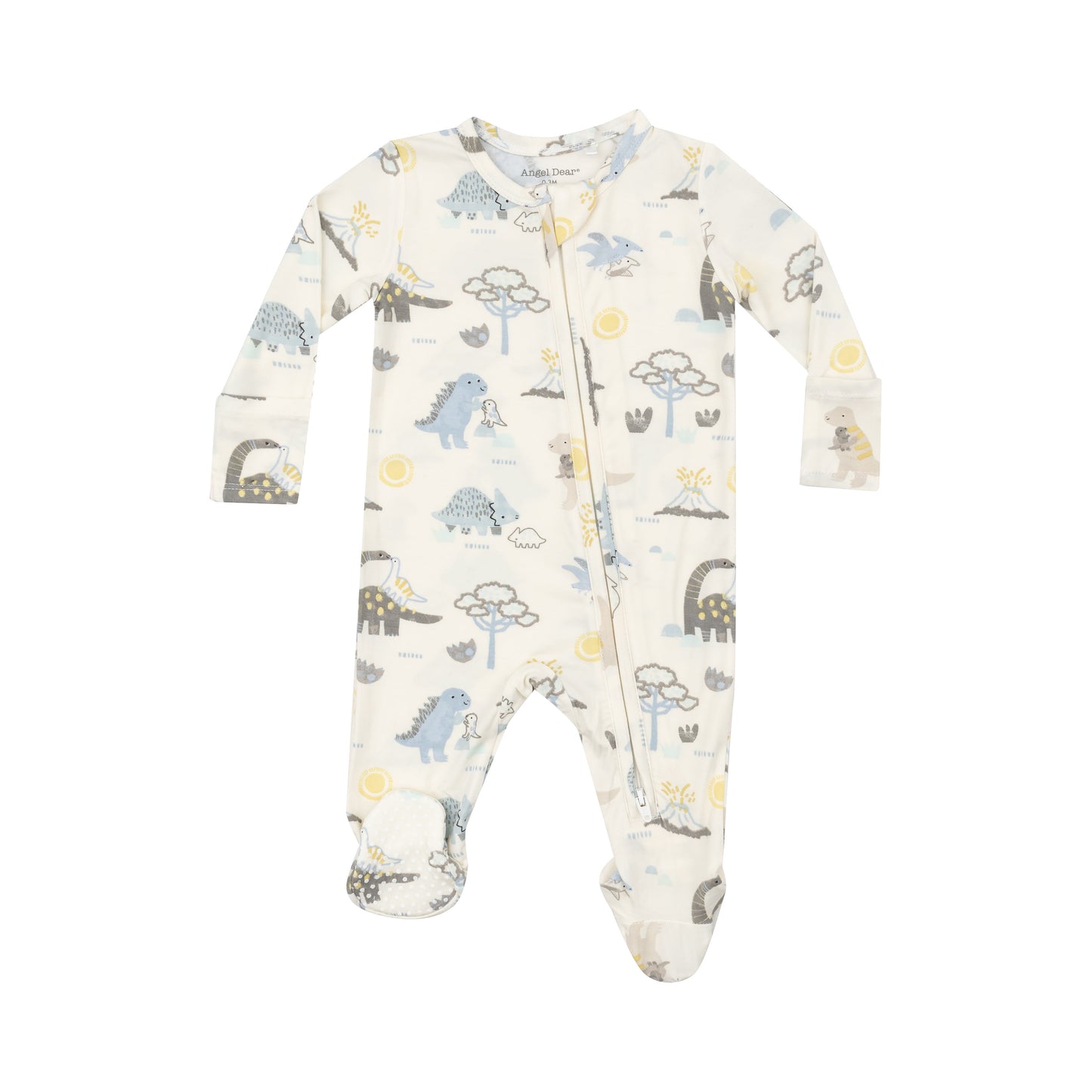 Baby love dinos 2way zipper footie