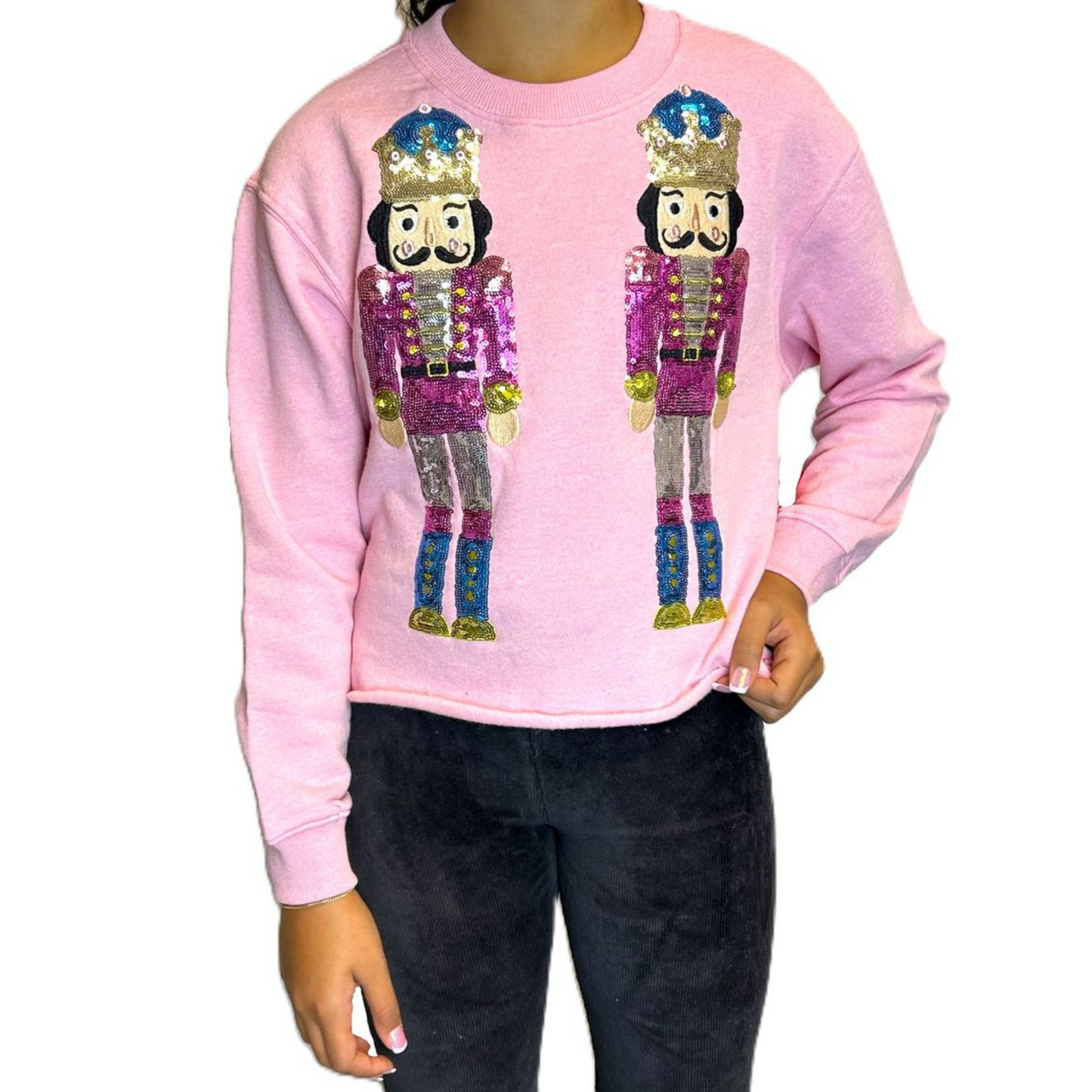 Nutcracker sequin sweatshirt