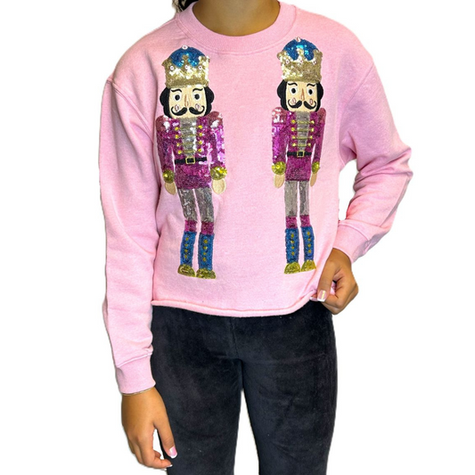 Nutcracker sequin sweatshirt