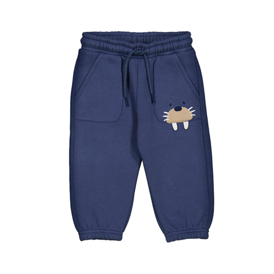 Fleece trousers - blue whale