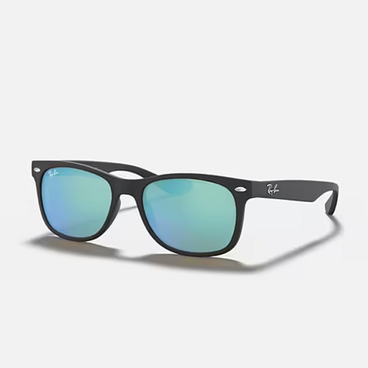 Rayban Wayfarer - matte black/blue flash