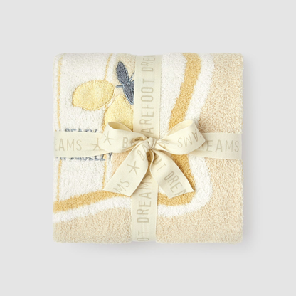 Lemon stroller blanket - daffodil