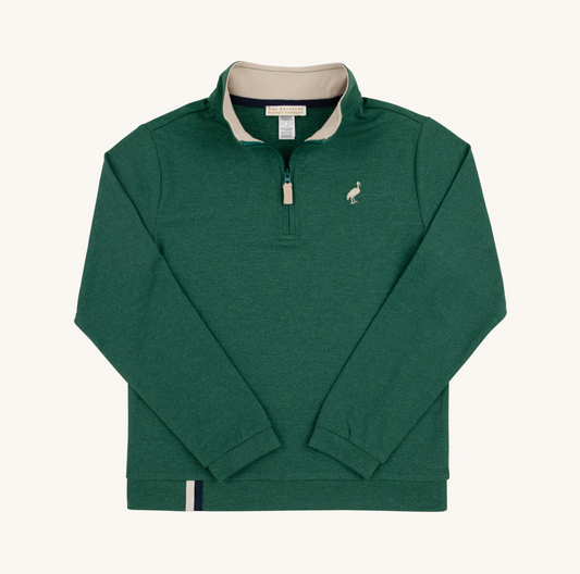 Prepletic hayword half zip - grier green/kkhaki