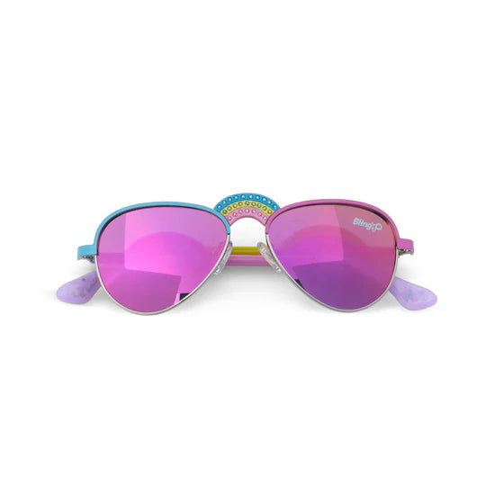 Ibiza rising rainbow aviator sunglasses