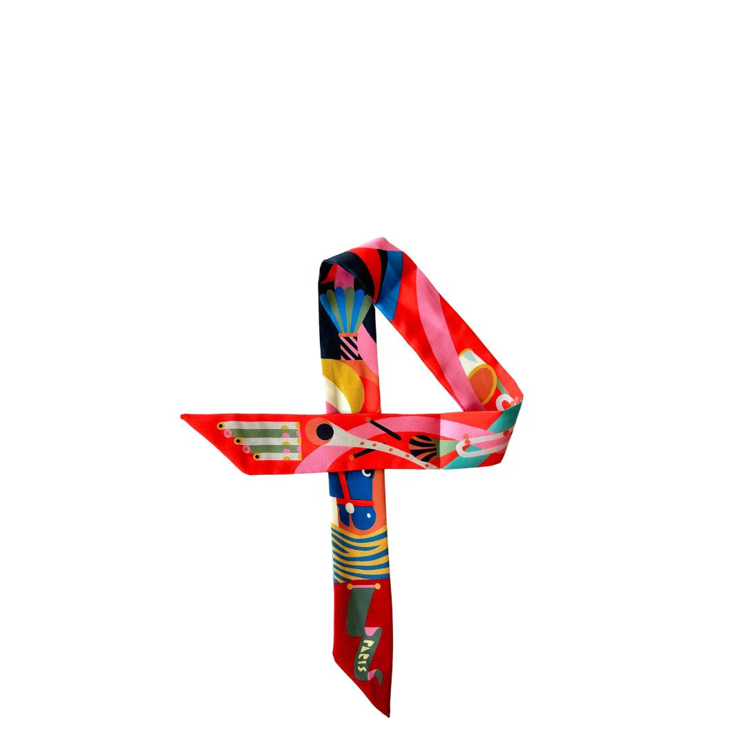 Bag scarf - abstract