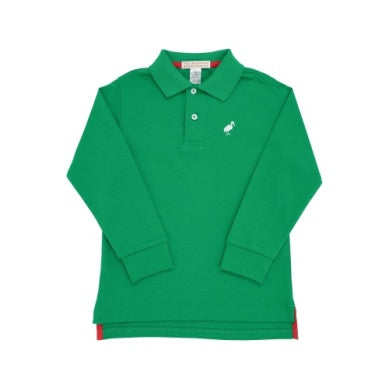 Prim and proper l/s shirt - kiawah kelly green