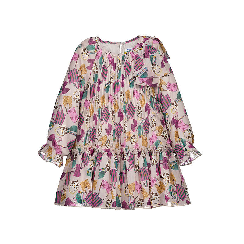 Purse pleated dress