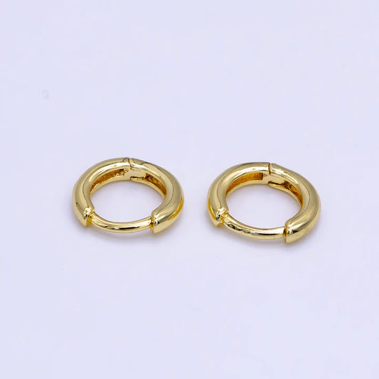 Minimalist cartilage huggie earrings