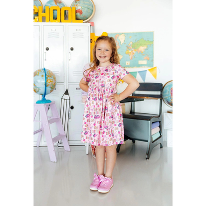 Kindergarten s/s pocket twirl dress