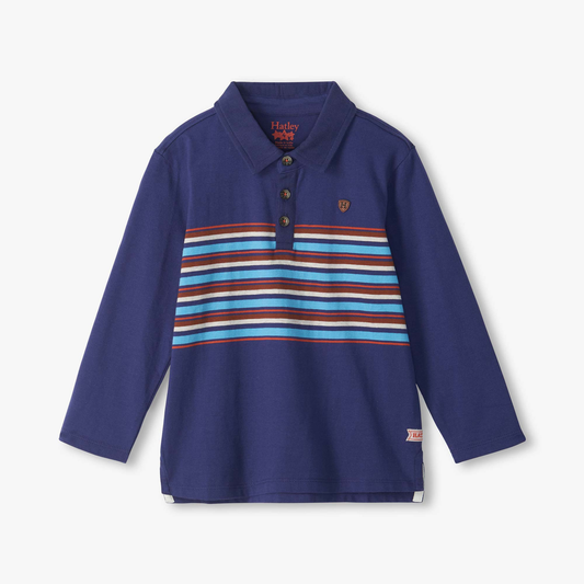 Patriot blue stripes rugby shirt