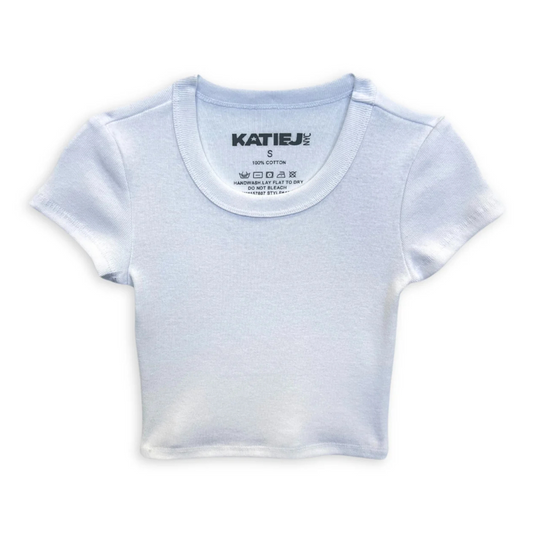 Baby tee - white