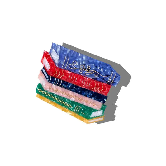 Book stack claw clip