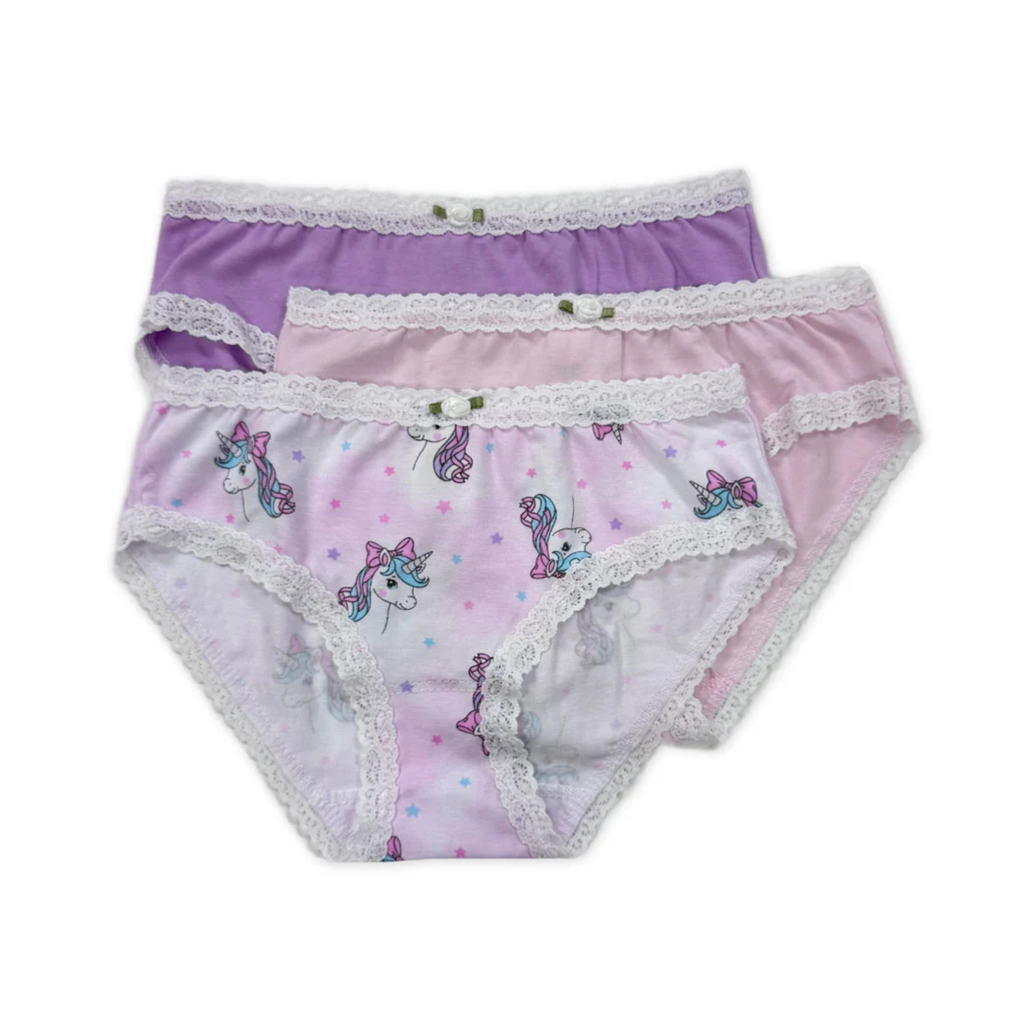 Coquette unicorn 3pk panties