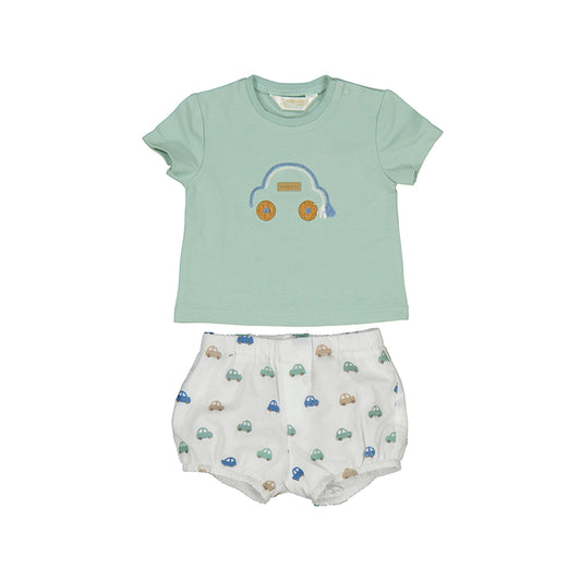 Baggy shorts set - jade