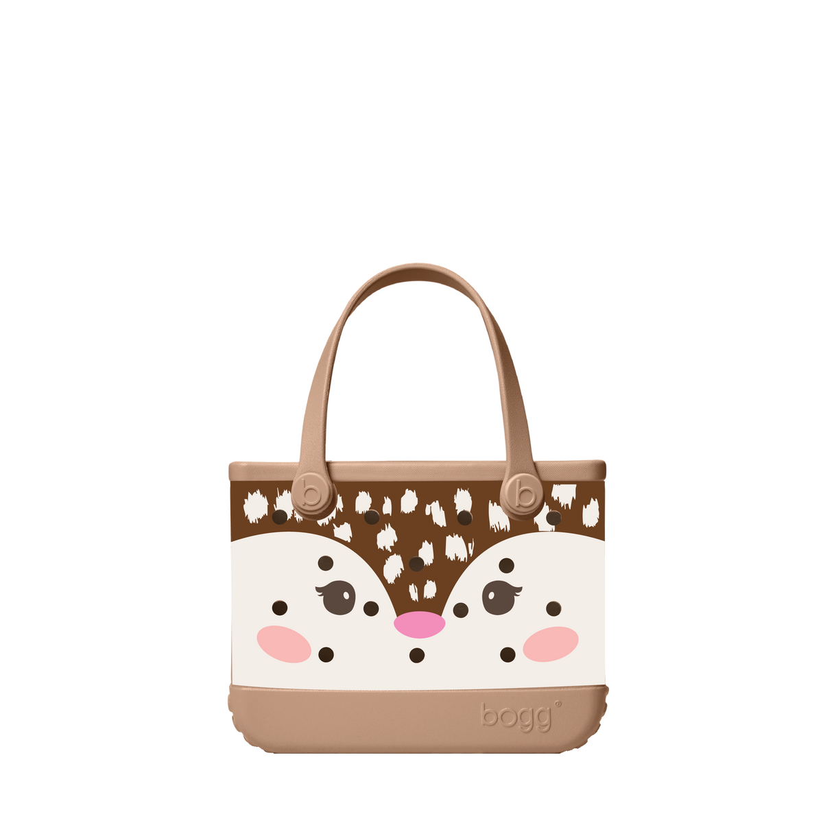Bitty dotty deer bogg bag - camel
