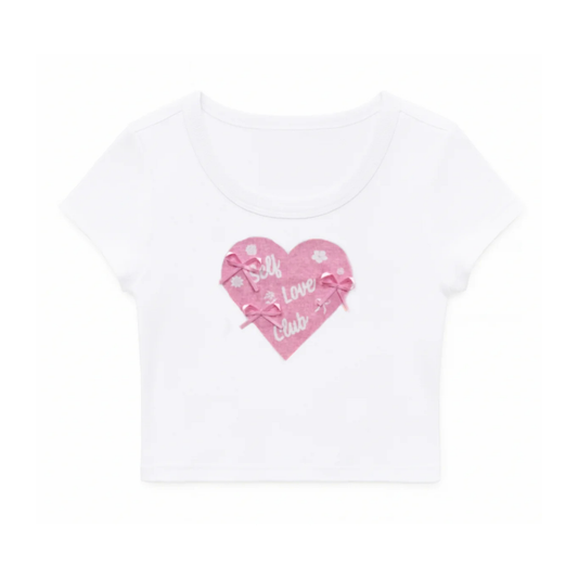 Self love tee - white