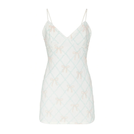 Etta dress - bows on mesh