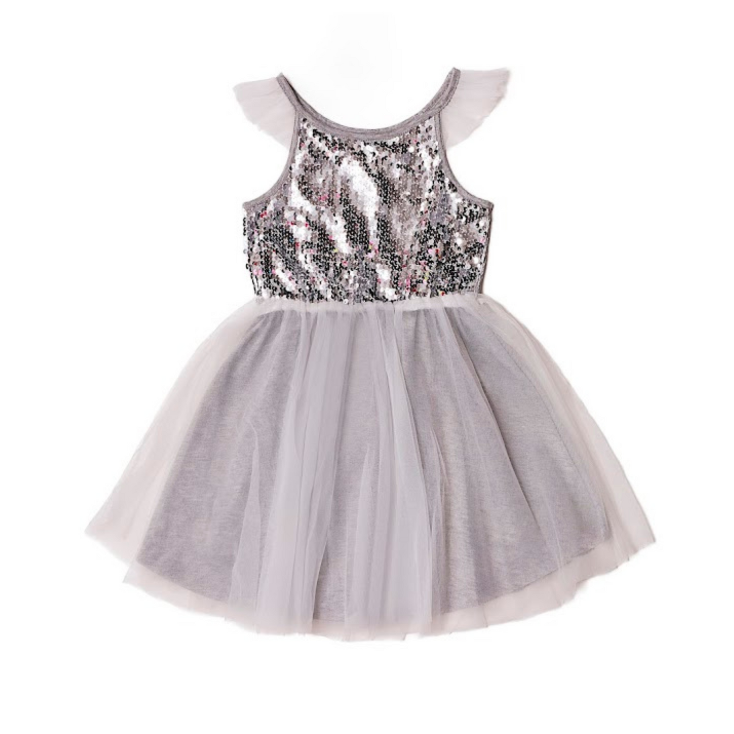 Silver tutu dress