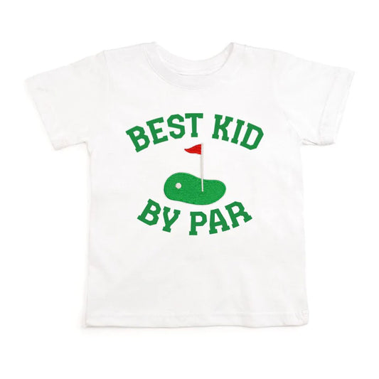 Best kid by par s/s tee - white