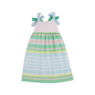 Macie midi dress - sarasota stripe/pb/b/g