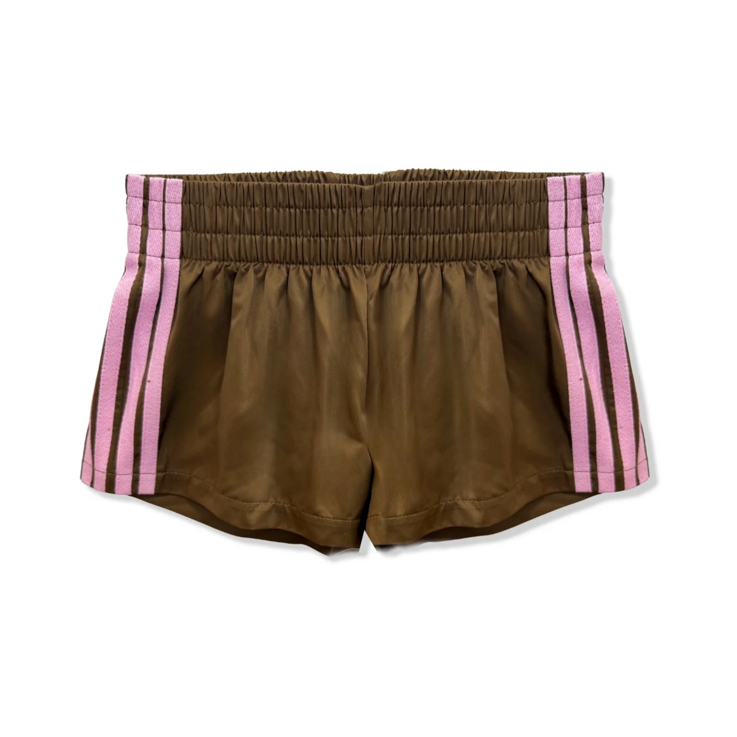 Jordyn shorts - chocolate/baby pink