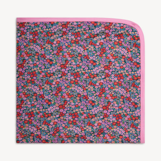 Gilded lily baby blanket