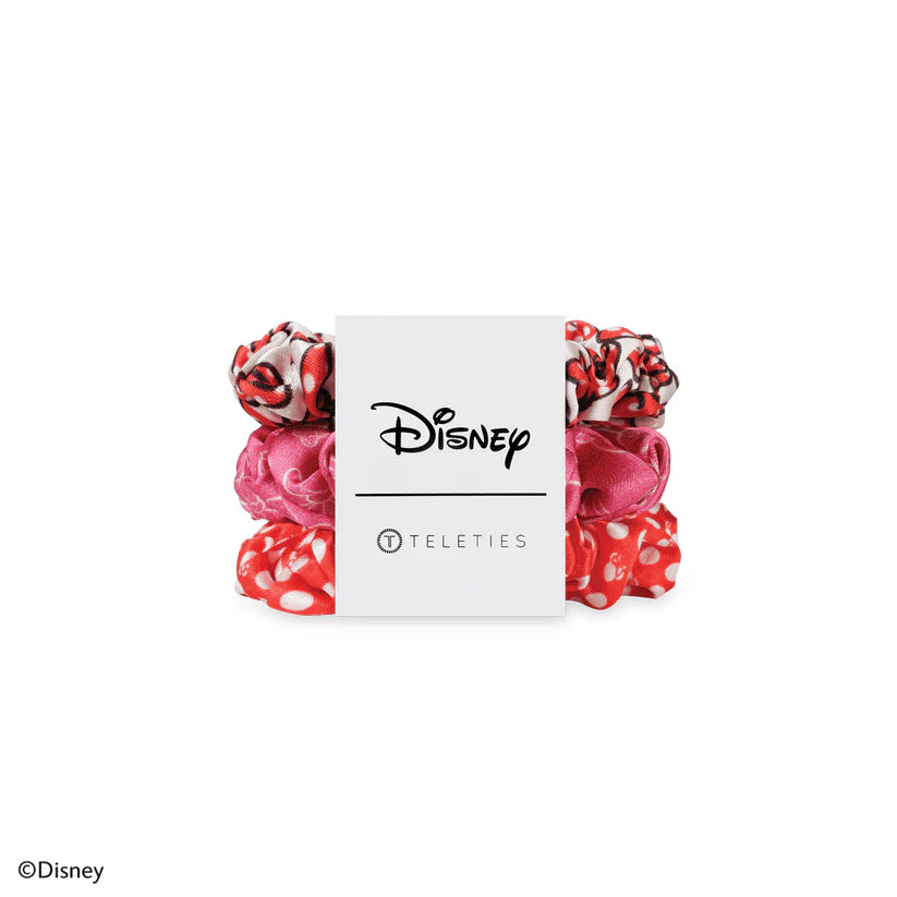 Minnie mouse small silk scrunchies