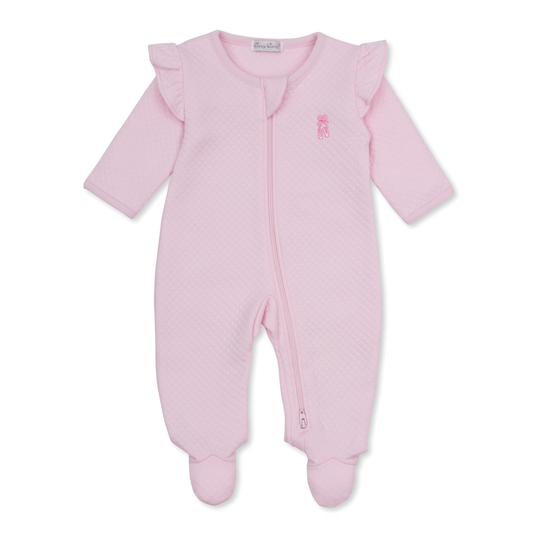 Petite pirouettes jacquard footie