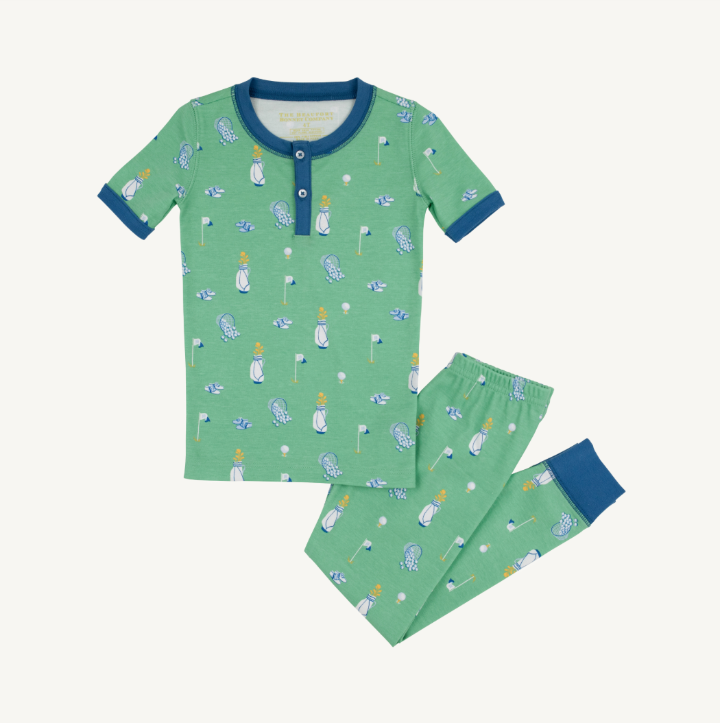 Suttons s/s pj set - clubhouse couture/blue