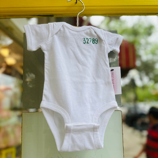 32789 onesie - white/green