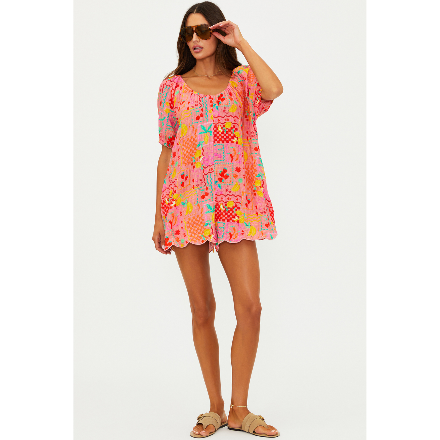 Ellery romper - passion fruit