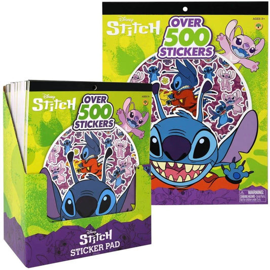 Stitch 8x10 large sheet 6 sticker book