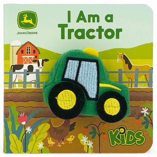 I am a tractor puppet board book