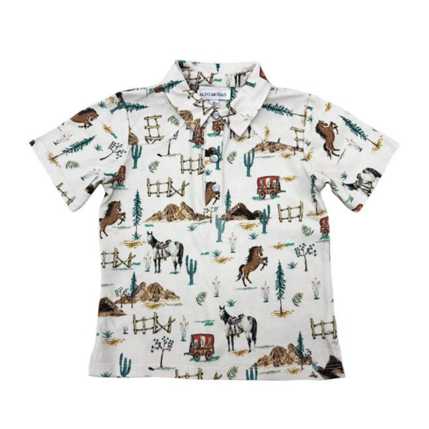 Western louis polo shirt