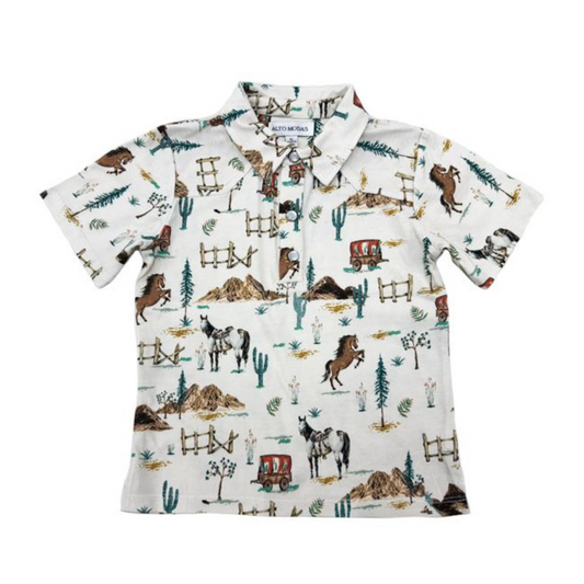 Western louis polo shirt