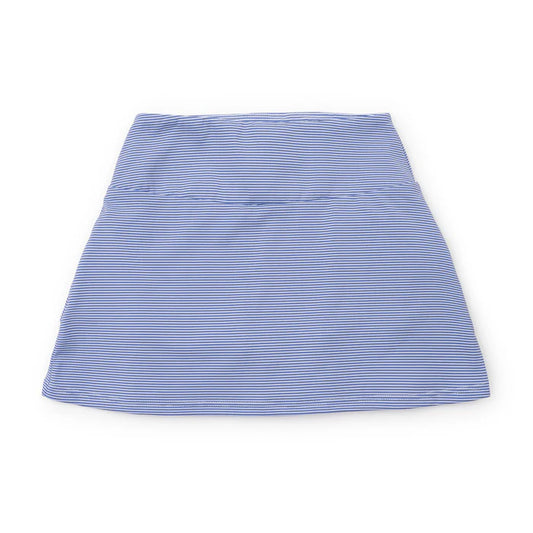 Margot perf. skirt - blue/white strips