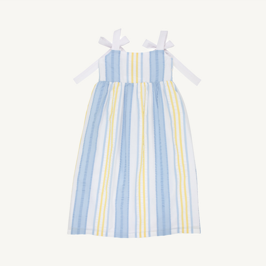 Macie midi dress - sobro seersucker