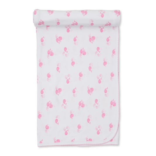 Whale wonder blanket - pink