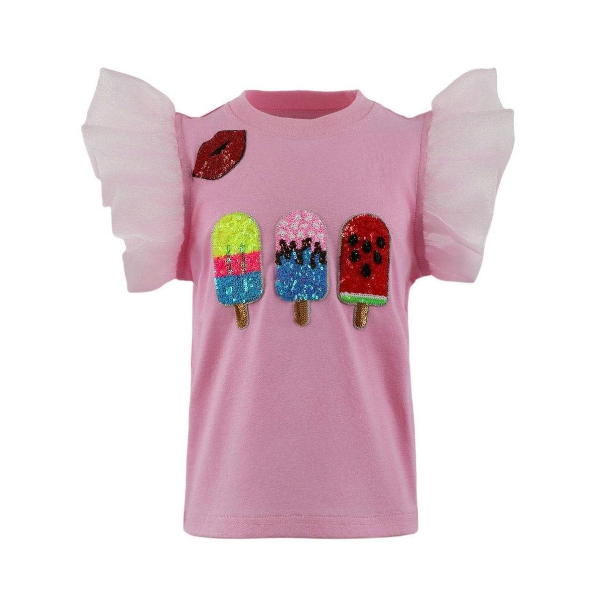 Ice cream ruffle tshirt