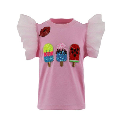 Ice cream ruffle tshirt