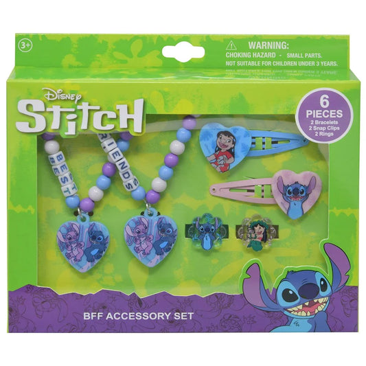 Stitch accessory set w. beaded bracelets